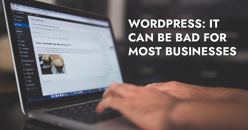 WordPress websites come with some big disadvantages