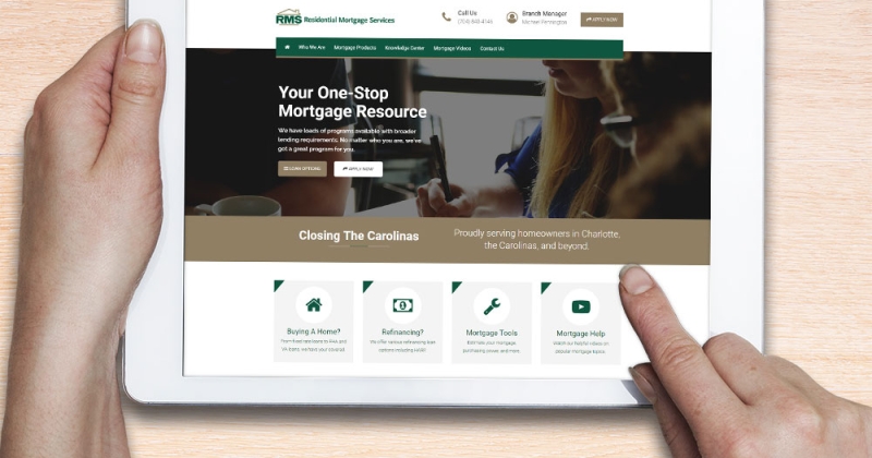 RMS Mortgage Website Launched