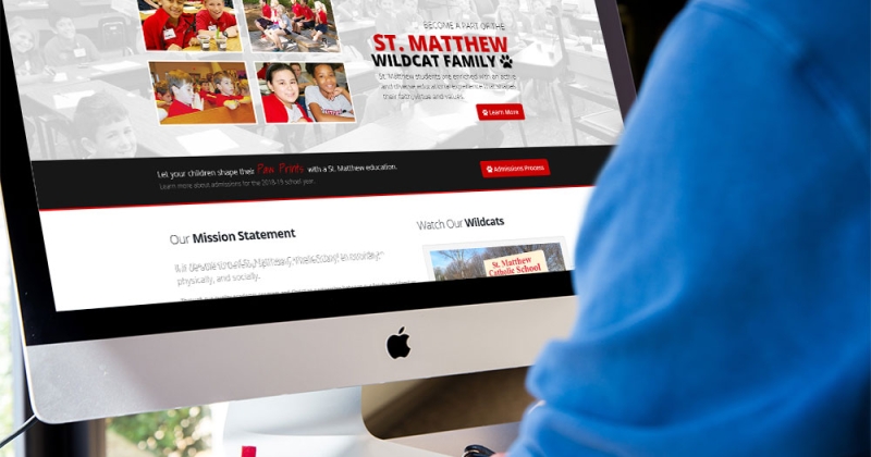 St. Matthew Catholic School website launched
