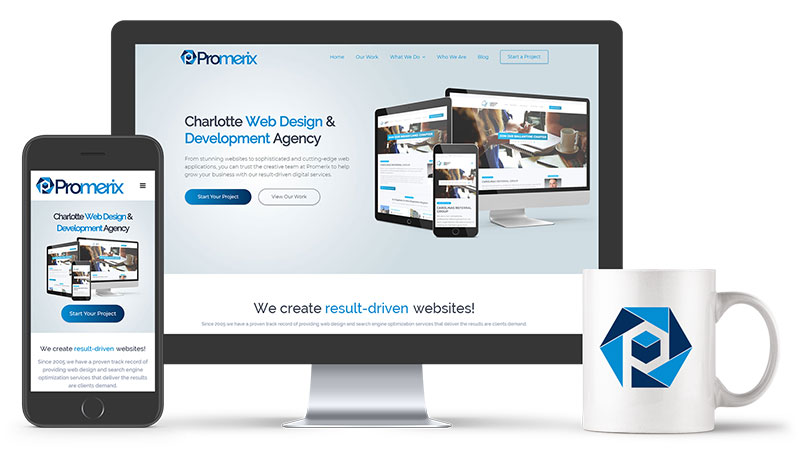 Promerix Charlotte Website Design